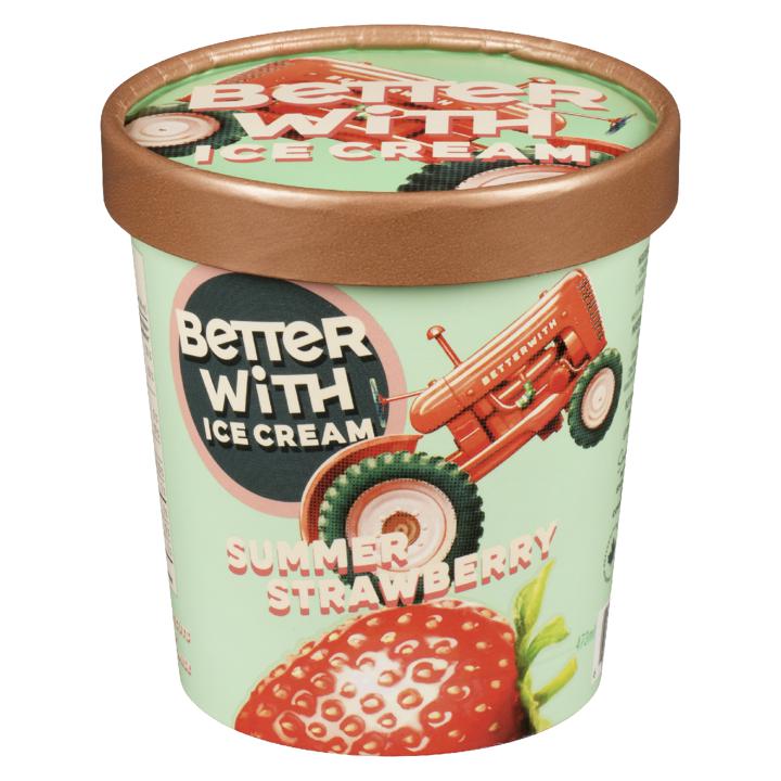Summer Strawberry Ice Cream