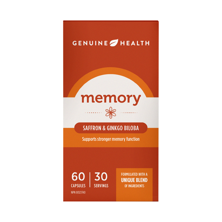 Memory Saffron and Gingko Biloba