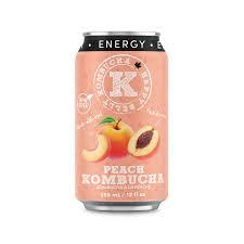 Peach Energy Kombucha