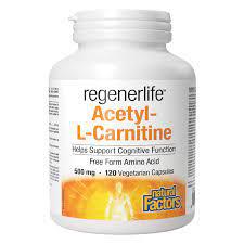 Regenerlife Acetyl L Carnitine 500mg