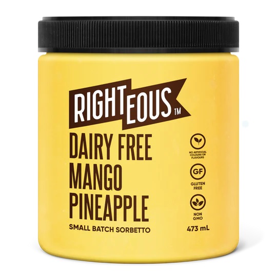 Dairy-Free Mango Pineapple Sorbetto