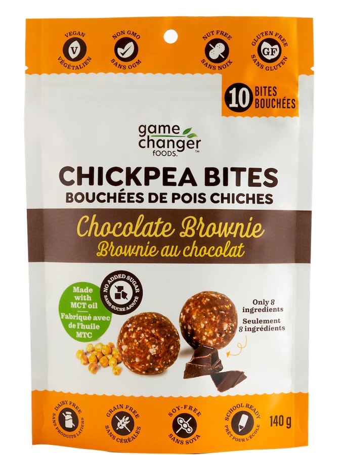 Chocolate Brownie Chickpea Bites