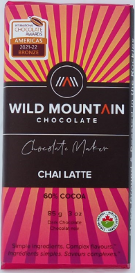 Chai Latte 60% Dark Chocolate Bar