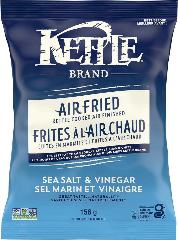 Sea Salt &amp; Vinegar Air Fried Potato Chips