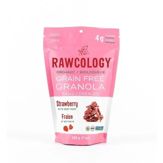 Strawberry Grain-Free Raw Granola Org