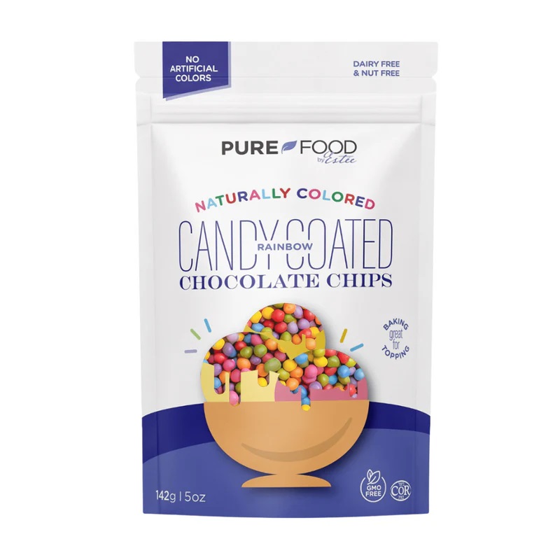 Rainbow Candy Coated Mini Chocolate Chips