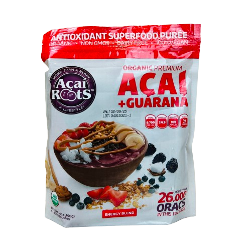 Frozen Acai Guarana Smoothie Pouch Org