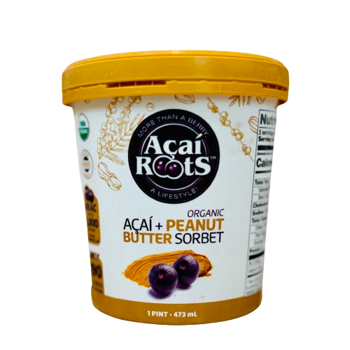 Acai and Peanut Butter Sorbet Org