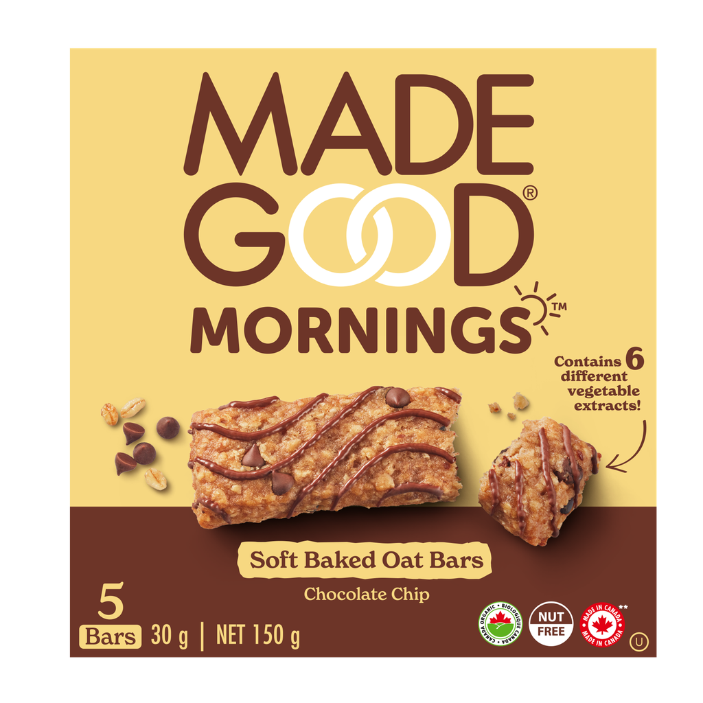 Mornings Chocolate Chip - Soft Baked Bars Org Pack