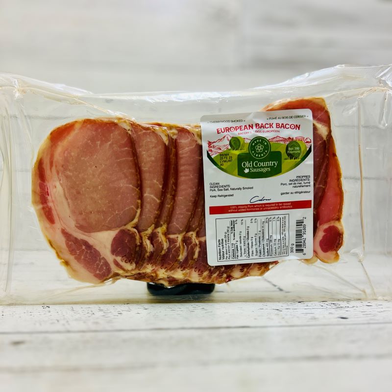 European Back Bacon - Fresh