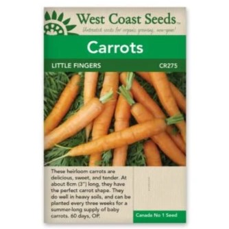 Seeds - Carrots, Little Fingers