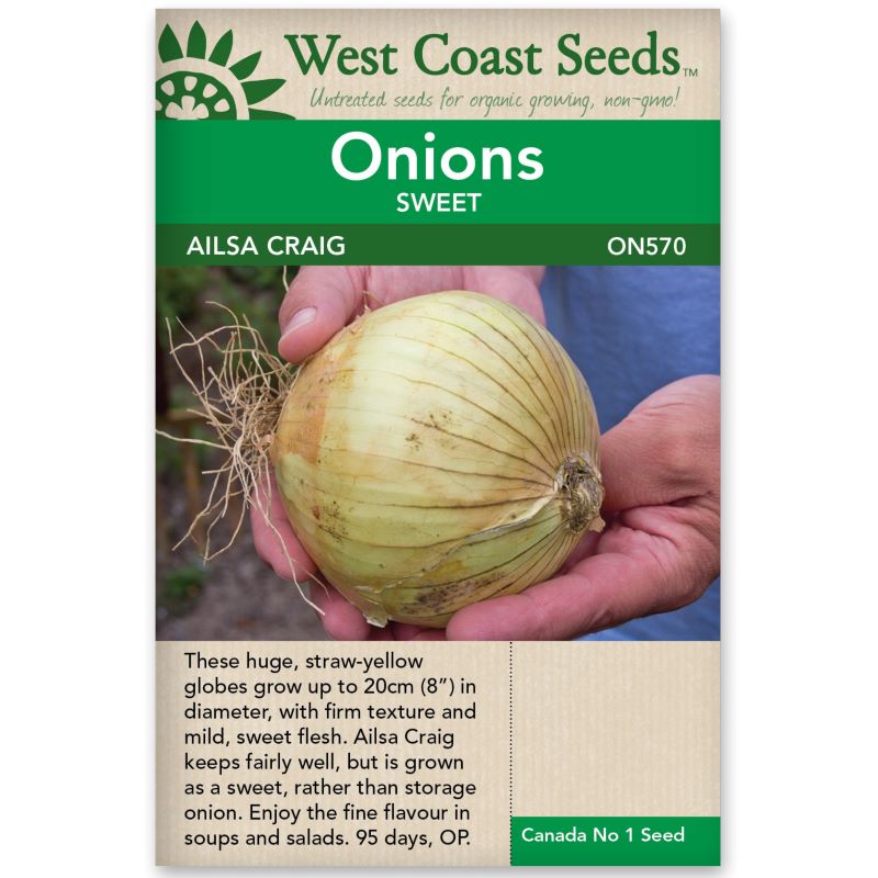 Seeds - Onions, Sweet, Alisa Craig