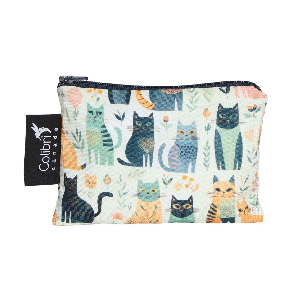 Reusable Snack Bag - Small - Cats