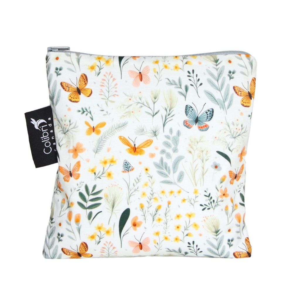 Reusable Snack Bag - Large - Butterfly Garden