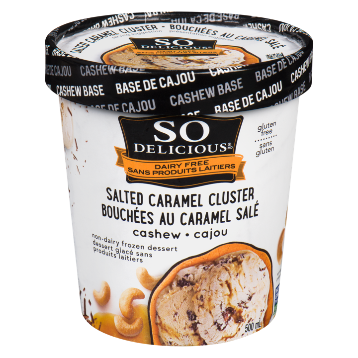 Cashew Non-Dairy Frozen Dessert - Salted Caramel Cluster - 473 ml