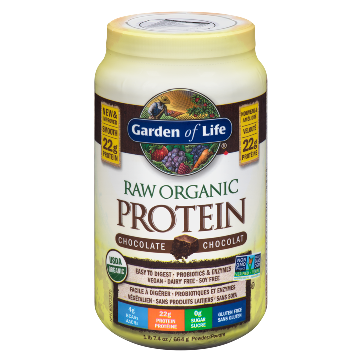 Raw Organic Protein - Chocolate - 664 g