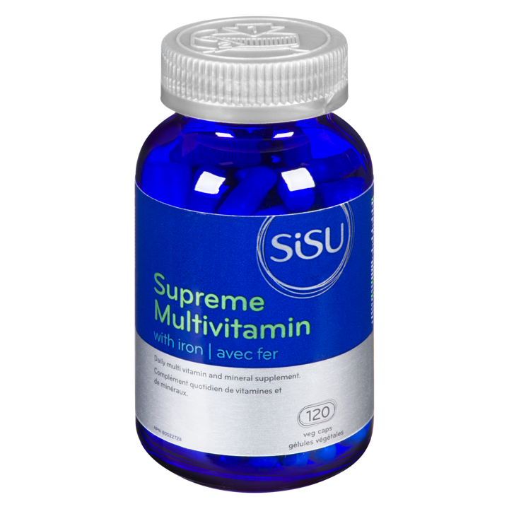 Supreme Multivitamin With Iron - 120 veggie capsules