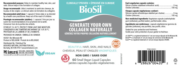 Biosil Vegan Liquid Capsules - 60 capsules
