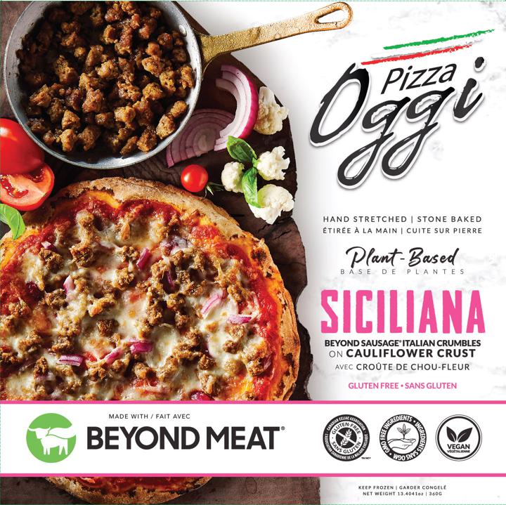 Pizza with Beyond Meat - Siciliana