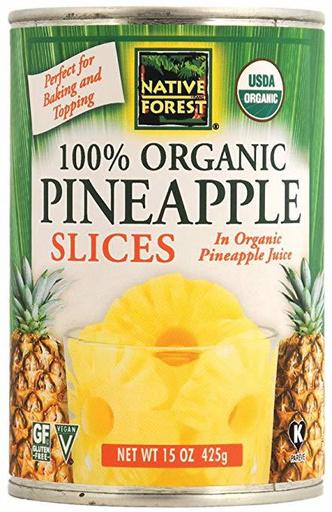 100% Organic Pineapple Slices