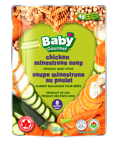 Organic Baby Food - Chicken Minestrone Soup 8+ months