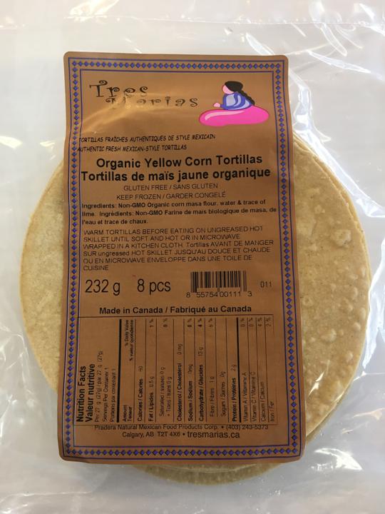 Yellow Corn Tortillas 6-inch