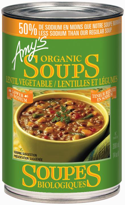 Soups - Lentil Vegetable Low Sodium