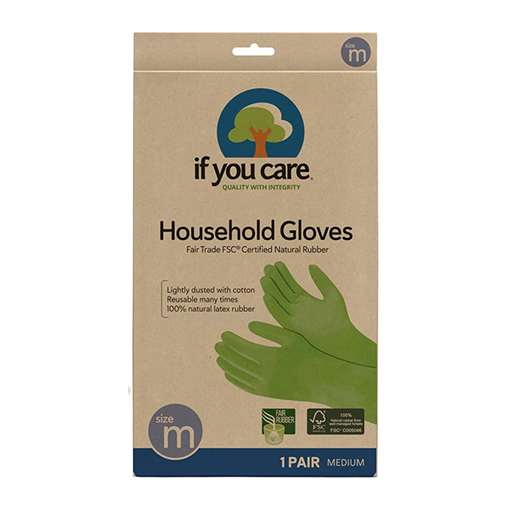 Latex Household Gloves Med