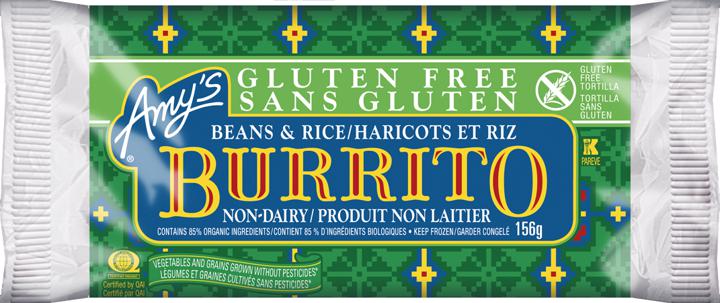 Gluten Free Burrito - Bean &amp; Rice