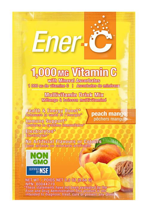 Vitamin C Effervescent Powdered Drink Mix - Peach Mango 1,000 mg