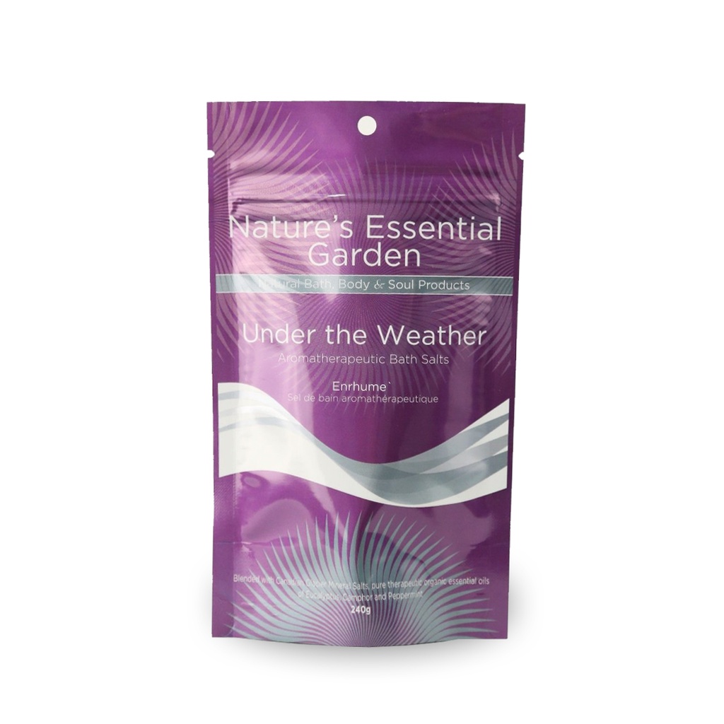 Aromatherapeutic Bath Salts - Under the Weather