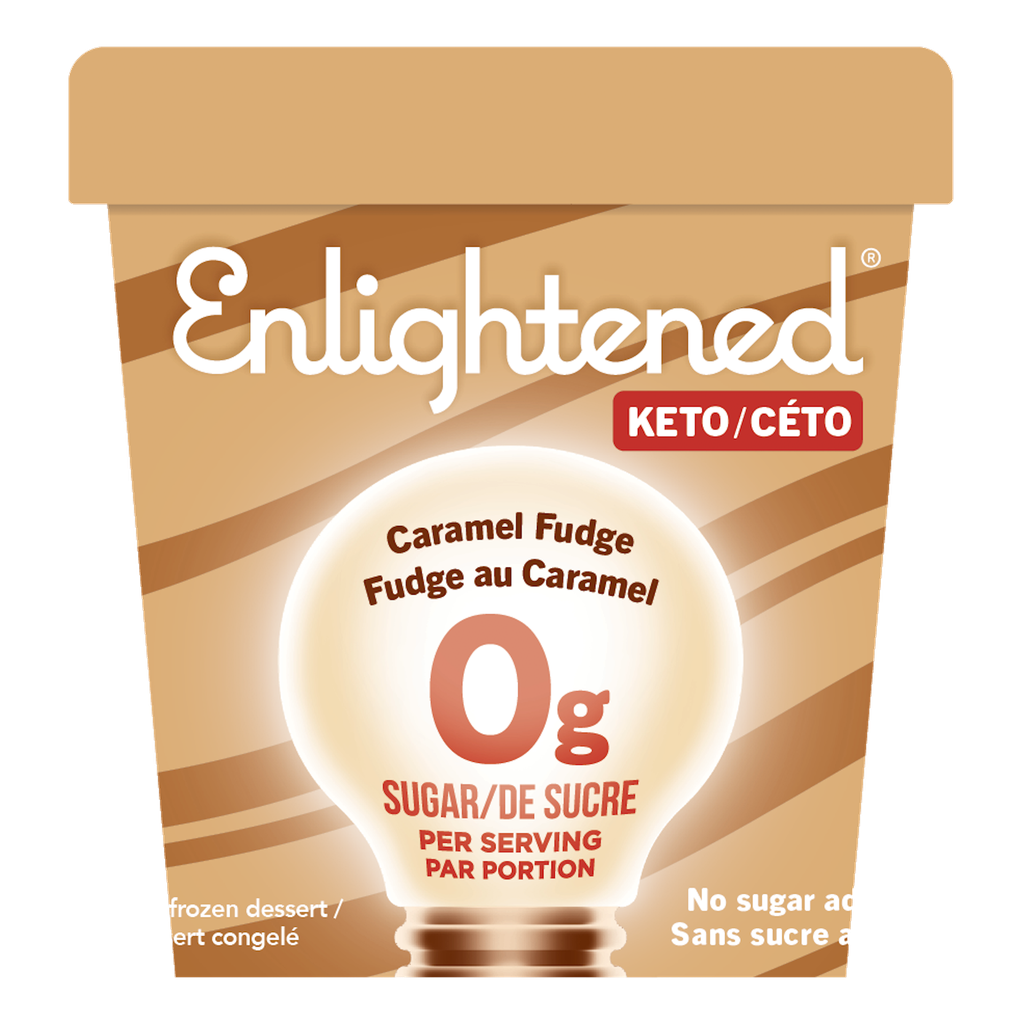 Fudge Caramel Keto Ice Cream