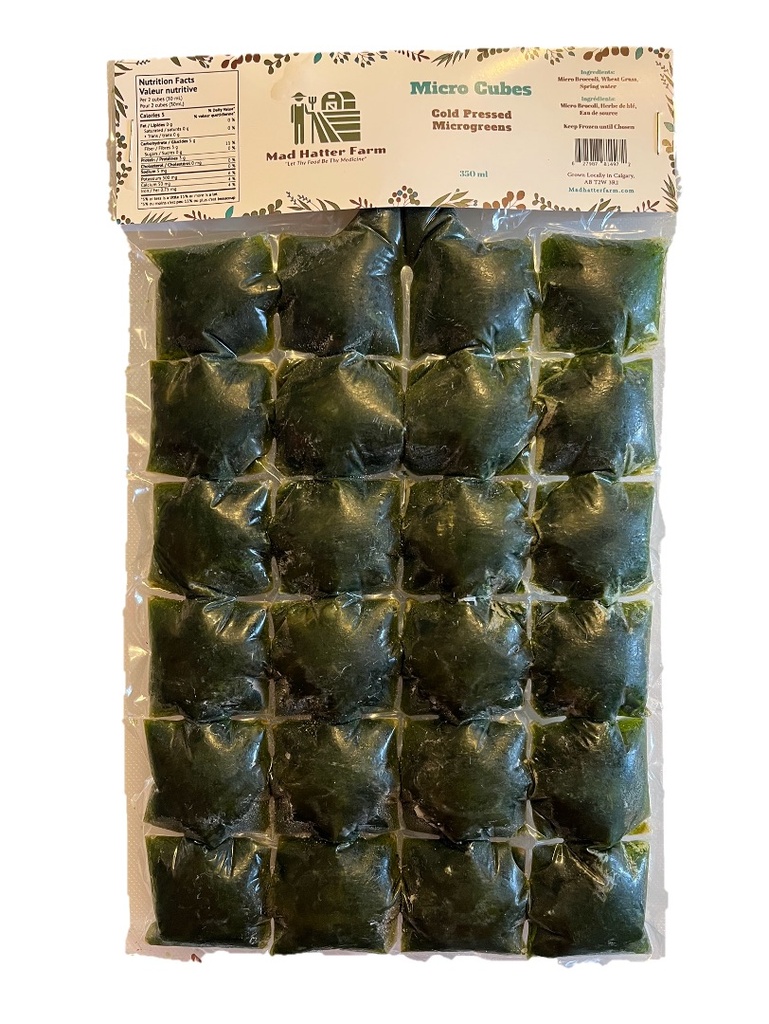 Microgreens Juice Cubes