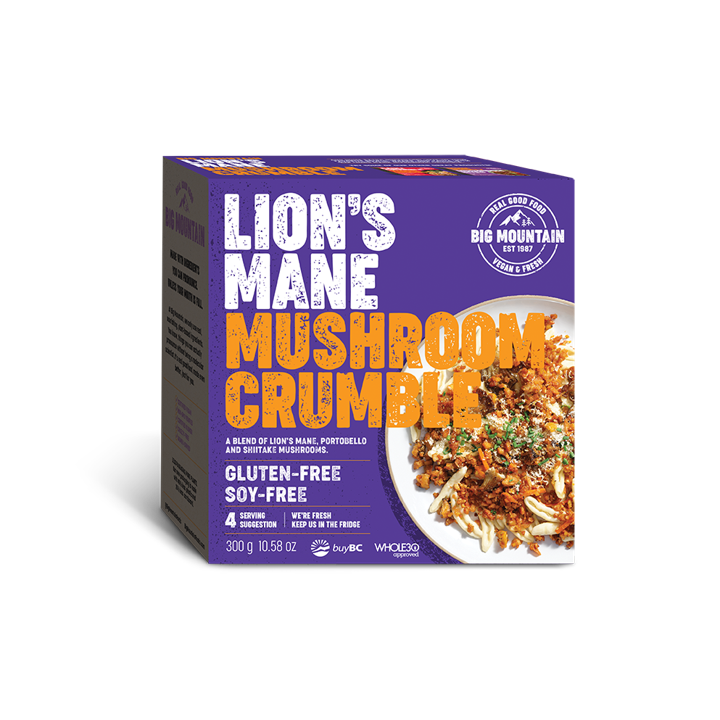 Lion's Mane Mushroom Crumble