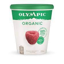 Organic Yogurt - Raspberry 3% Milk Fat