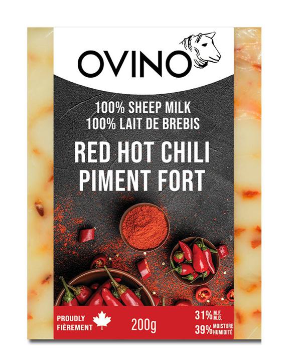 Sheep Milk Cheese - Red Hot Chili Cheddar