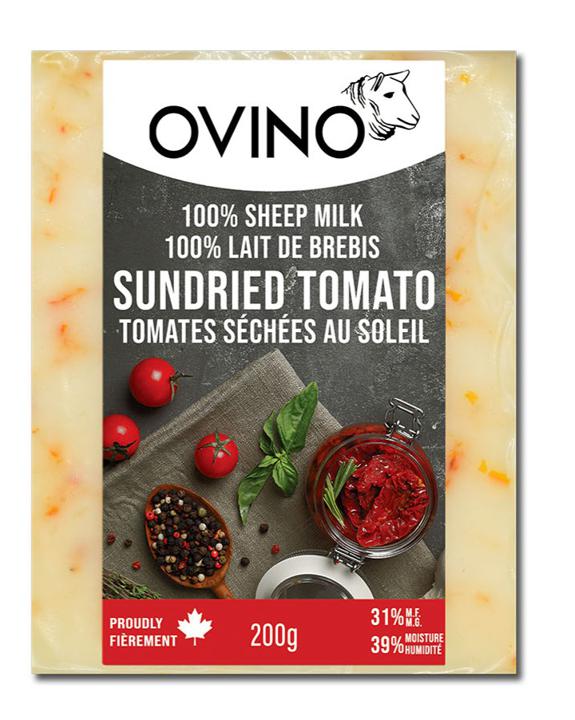 Sheep Milk Cheese - Sundried Tomato Cheddar