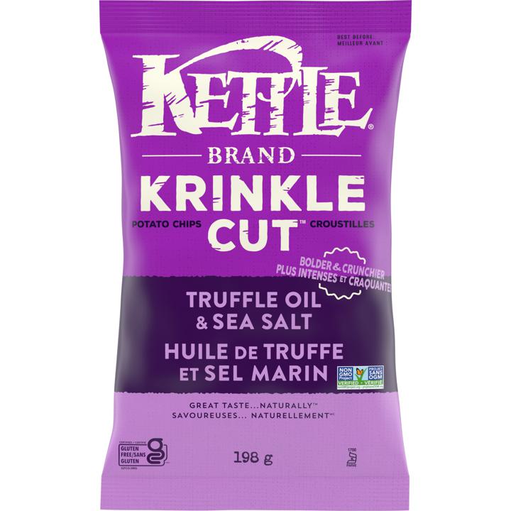 Krinkle Cut Chips - Truffle and Sea Salt