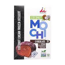 Chocolate Coconut Mochi Ice Dessert